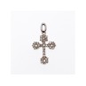 18K WHITE GOLD DIAMONDS PENDANT CROSS