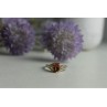 925 Sterling Silver Pink Spinel Ring Size 8