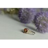 925 Sterling Silver Pink Spinel Ring Size 8