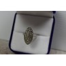 925 Sterling Silver Marcasites Ring Size 6.5