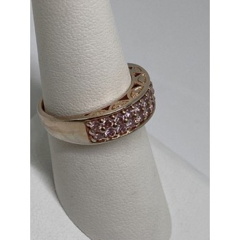 925 Sterling Silver CZ Ring Size 7.5