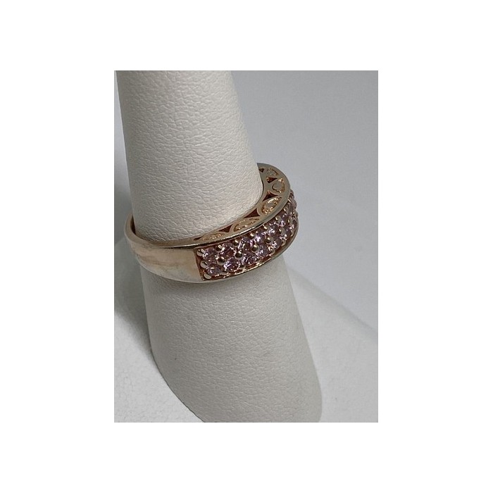 925 Sterling Silver CZ Ring Size 7.5