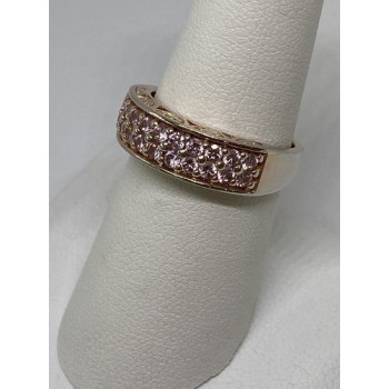 925 Sterling Silver CZ Ring Size 7.5