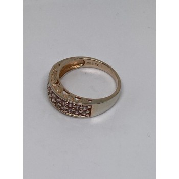 925 Sterling Silver CZ Ring Size 7.5