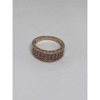 925 Sterling Silver CZ Ring Size 7.5