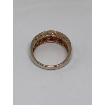 925 Sterling Silver CZ Ring Size 7.5