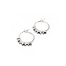 925 Sterling Silver Blue & White CZ Earrings