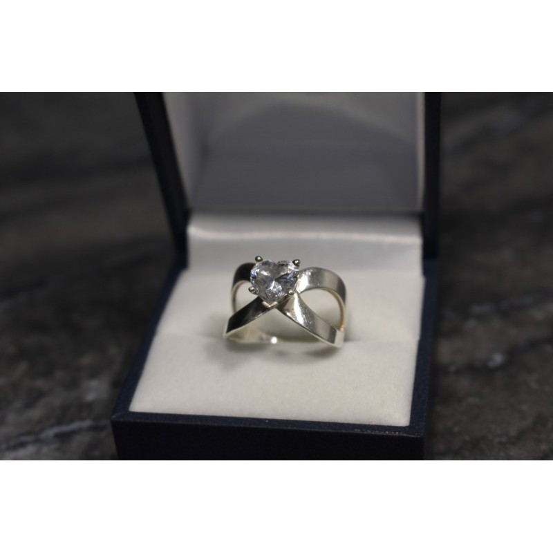 925 Sterling Silver CZ 