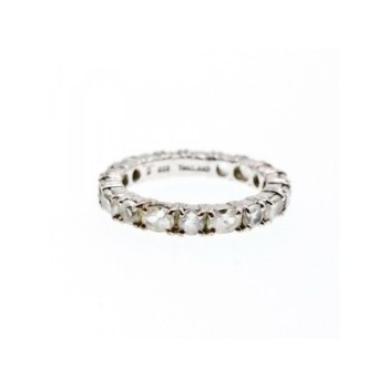 925 Sterling Silver White Beryl/goshenite Ring Size 7