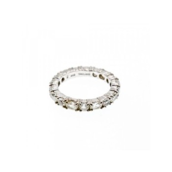 925 Sterling Silver White Beryl/goshenite Ring Size 7