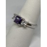 925 Sterling Silver CZ Ring Size 8