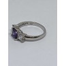 925 Sterling Silver CZ Ring Size 8