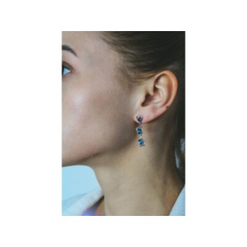 925 STERLING SILVER AQUAMARINE 