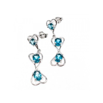 925 STERLING SILVER AQUAMARINE 