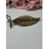 925 Sterling Silver Gold Plated Brooch