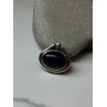 925 Sterling Silver Pendant Sodalite Length 0.9 In