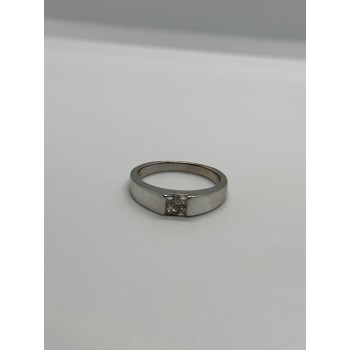 14K WHITE GOLD  DIAMONDS RING SIZE 7