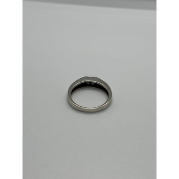 14K WHITE GOLD  DIAMONDS RING SIZE 7