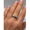 14K WHITE GOLD  DIAMONDS RING SIZE 7