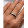 14K WHITE GOLD  DIAMONDS RING SIZE 7