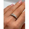 14K WHITE GOLD  DIAMONDS RING SIZE 7