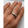 14K WHITE GOLD  DIAMONDS RING SIZE 7