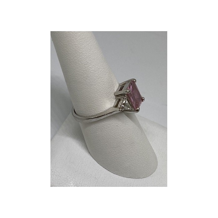 925 Sterling Silver CZ Ring Size 7.75