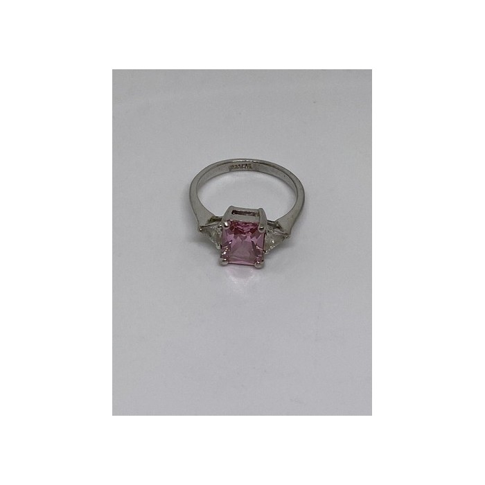 925 Sterling Silver CZ Ring Size 7.75