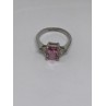 925 Sterling Silver CZ Ring Size 7.75