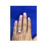 925 Sterling Silver White CZ Ring Size 6.5