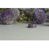 925 Sterling Silver Purple Tourmaline Ring Size 8.5