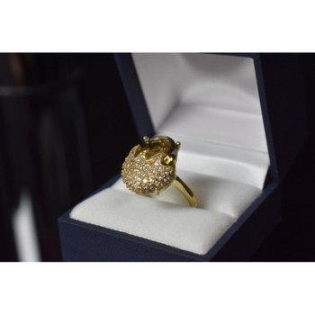 925 Sterling Silver Alpanite & CZ Ring Size 9 Turkey