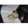 925 Sterling Silver Alpanite & CZ Ring Size 9 Turkey