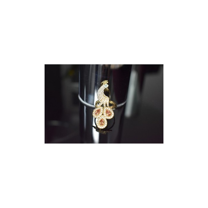 925 Sterling Silver Heliodor, CZ & Turquoise 