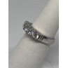 925 Sterling Silver CZ Ring Size 6