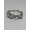 925 Sterling Silver CZ Ring Size 6