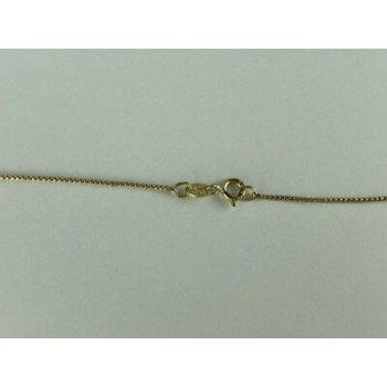 925 Sterling Silver Gold Plated Blue Spinel Chain With Cross