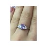 925 Sterling Silver CZ Ring Size 8