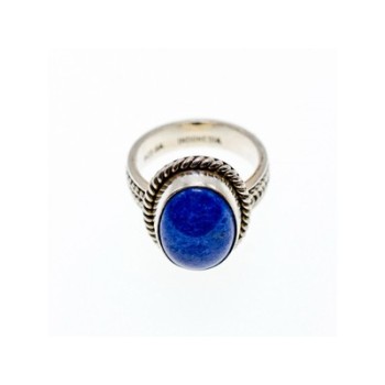 Vintage 925 Sterling Silver Sodalite Ring Size 5.5