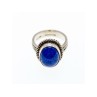 Vintage 925 Sterling Silver Sodalite Ring Size 5.5