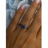 925 Sterling Silver Star Sapphire Ring Size 8