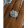 Beautiful 925 Sterling Silver CZ Ring Size 8