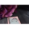 925 Sterling Silver Pink CZ Ring Size 6.5