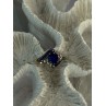 925 Sterling Silver Sapphire & Beryl Ring Size 11.5