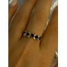 14K Yellow Gold Sapphire & Beryl Ring Size 10