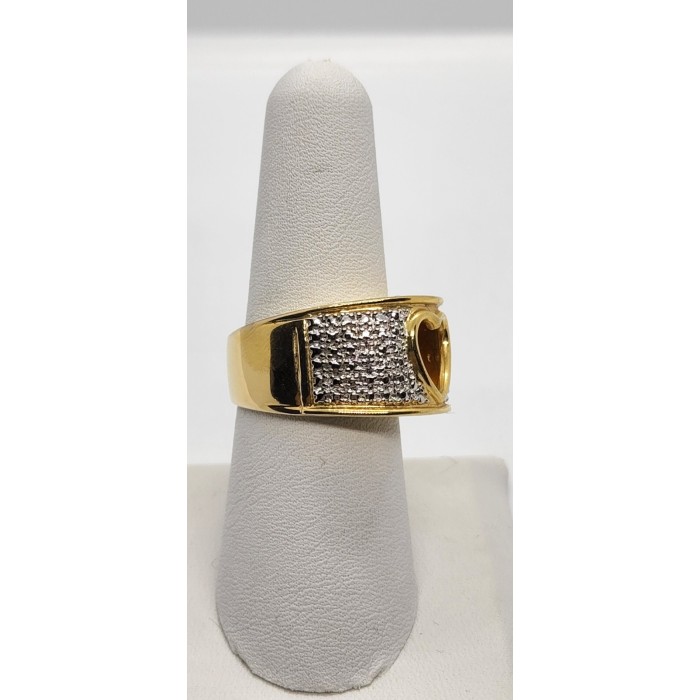 925 Sterling Silver Ruby Ring Size 7.5