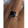 925 Sterling Silver Dravite Brown Tourmaline Ring Size 8
