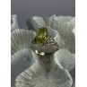 925 Sterling Silver Peridot Ring Size 9.5