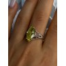 925 Sterling Silver Peridot Ring Size 9.5
