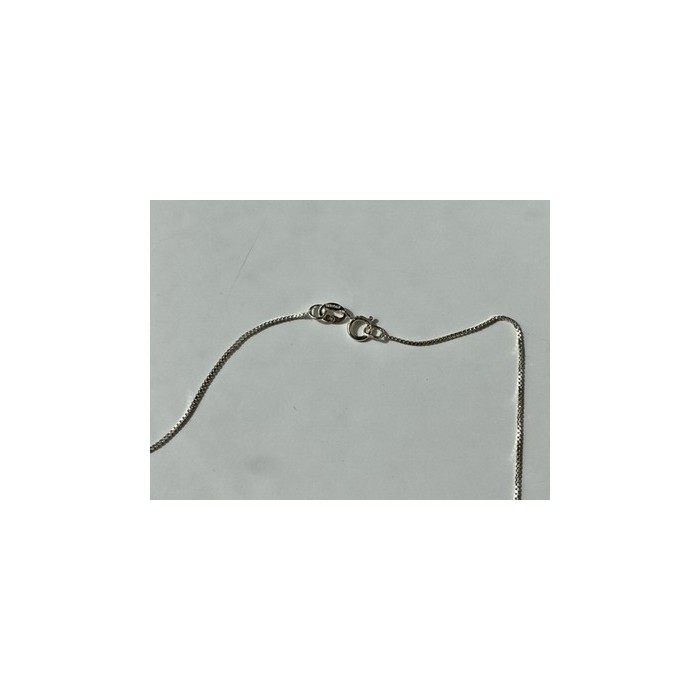 925 Sterling Silver Mother of pearl Chain with Pendant Italy